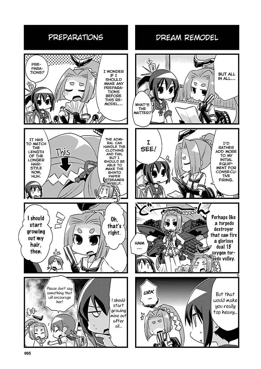 Kantai Collection - Kankore - 4-koma Comic - Fubuki, Ganbarimasu! Chapter 62 5